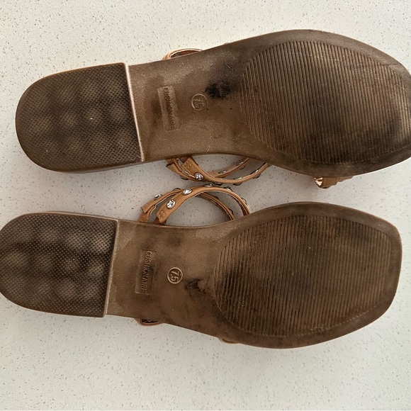 Cushionaire Memory Foam Rhinestones Sandals - Picture 4 of 4